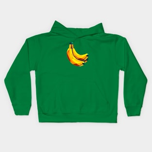 Abstract Geometric Banana - Color Design Kids Hoodie